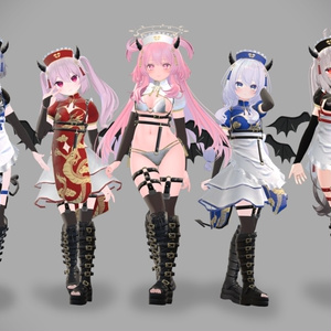 【23アバター対応】でびでびチャイナナースメイド！ 缩略图 4