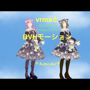 無料お試し＊vrmaとBVHモーション＊モーションキャプチャー＊ダンスには不向きです、趣味の範囲内、例えばオリキャラの紹介用などによければご利用下さい(VMDなどに変換も可能です）