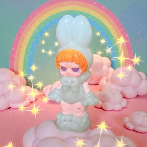 完売】Sit Gal KICKちゃん（ﾌｧ*ｷﾝ ﾃｨﾌｧﾆｰ カラー）ソフビ