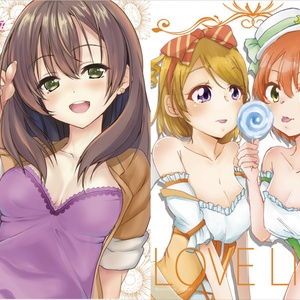 りんぱなクリアファイル＋りんぱな缶バッジセット