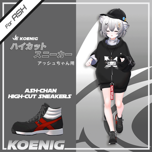 【アッシュちゃん用】ハイカットスニーカー