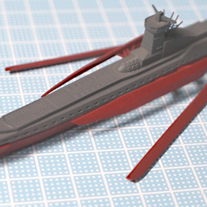 架空艦『古代戦艦イリスヨナ』ガレージキット(設定検証プロップモデル ver2021.04.01)