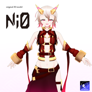 【オリジナル3Dモデル】Ni0［ニオ］
