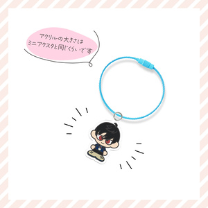 文字化化】這いばい男-ミニアクリルキーホルダー【ファンメイド