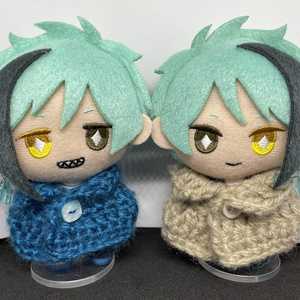 ぬいぐるみ用ニットポンチョ