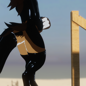 VRChat Wickerbeast Latex Clothing