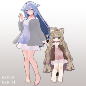 【14アバター対応】Cardigan & Casual dress 缩略图 7