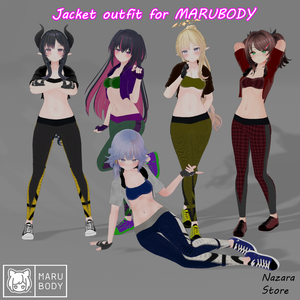 Jacket outfit 「ジャケットを使った一着」for MARUBODY