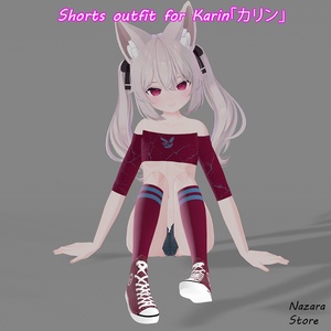 Shorts Outfit 「ショートパンツ」for Karin「カリン」 缩略图 5