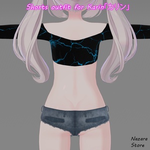 Shorts Outfit 「ショートパンツ」for Karin「カリン」 缩略图 8