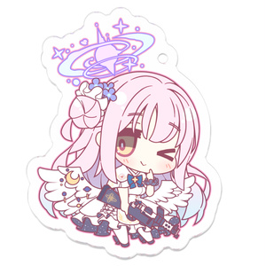 ブルアカ 聖園ミカ アクリルキーホルダー - 桜奇【すぺーすきゃんでぃ