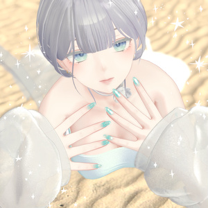 「全アバター対応」Mercuryネイル「MDollnail対応」#NeRosaVRC 缩略图 4