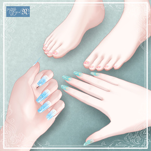 「全アバター対応」Mercuryネイル「MDollnail対応」#NeRosaVRC 缩略图 3