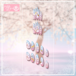 【VRChat想定】桜ネイル/SAKURA nail tips「MDollnail対応」#NeRosaVRC 缩略图 3
