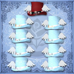 Snowflake＆ChristmasHat #NeRosaVRC 缩略图 4
