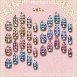「複数アバター対応」ほっこりニットネイル Knit nail tip「MDollnail対応」#NeRosaVRC 缩略图 5