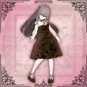 【複数アバター対応】MistyPetal クラシカルワンピース #NeRosaVRC 缩略图 12