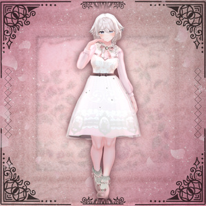 【複数アバター対応】MistyPetal クラシカルワンピース #NeRosaVRC 缩略图 9