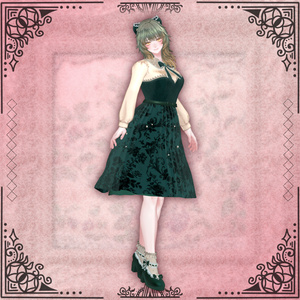【複数アバター対応】MistyPetal クラシカルワンピース #NeRosaVRC 缩略图 11