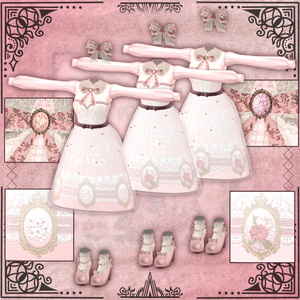【複数アバター対応】MistyPetal クラシカルワンピース #NeRosaVRC 缩略图 3