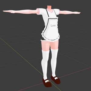Maid apron for monaca, quiche