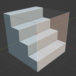 【無料】階段ジオメトリノード(Blender 3.0～3.6LTS)