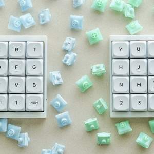 Pyuron オーソリニア 無線ダブルトラックボールキーボード