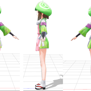 オリジナル３Dモデル「ふちゃきち」