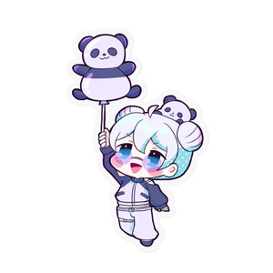 ふわふわバルーンステッカー(BLUE)