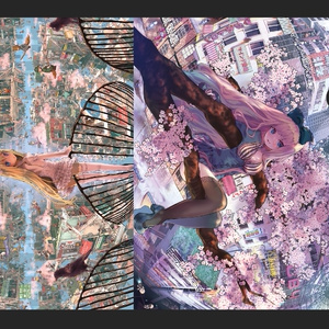 桜香微酔』仕掛けクリアファイル - Mocha Booth - BOOTH