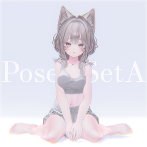 🤍 PoseSetA 🤍10種【撮影用カメラ、背景、PostProcess同封 】