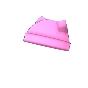角ニット桃