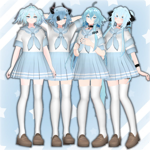 【4アバター対応コーデ】八月の少女怪異 缩略图 4