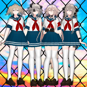 【4アバター対応コーデ】八月の少女怪異 缩略图 2