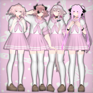 【4アバター対応コーデ】八月の少女怪異 缩略图 3
