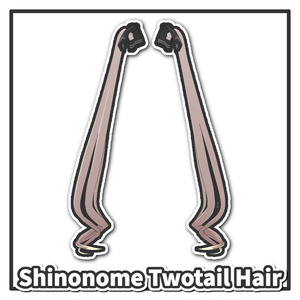【シノノメ対応】リボンつきツインテール 缩略图 5
