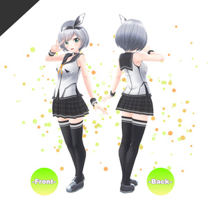 【ARCHIVE】OculusQuest VRChat対応 3Dモデル 『ソルティ -フルセット版-』v1.91 缩略图 2