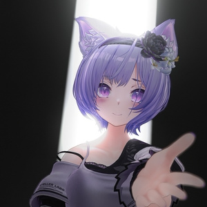 【ARCHIVE】VRChat想定 オリジナル3Dモデル 『紫空 -シア-』＆『灰禰-ハイネ-』】 缩略图 12