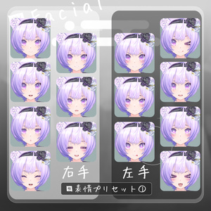 【ARCHIVE】VRChat想定 オリジナル3Dモデル 『紫空 -シア-』＆『灰禰-ハイネ-』】 缩略图 7
