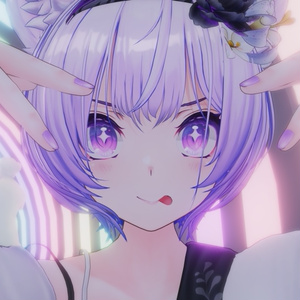 【ARCHIVE】VRChat想定 オリジナル3Dモデル 『紫空 -シア-』＆『灰禰-ハイネ-』】 缩略图 11