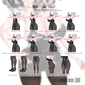 VRChat想定 3D衣装 『Marvelous Bunny -マーベラス バニー-』 for Milltina 缩略图 3