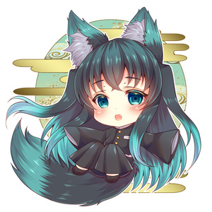 狐耳 お狐無一郎くんアクリルブロック通販開始しました - 四葉