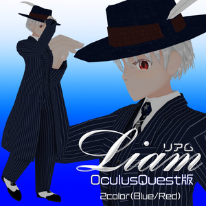 【OculusQuest版】Humanoid形式対応3Dモデル-Liam(リアム)