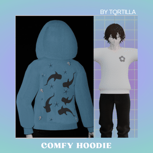 Comfy Hoodie/Sweater パーカー | beach, shark, and pikmin textures!