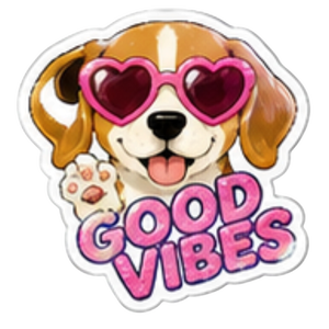 Y2K Beagle Mini Sticker Pack 