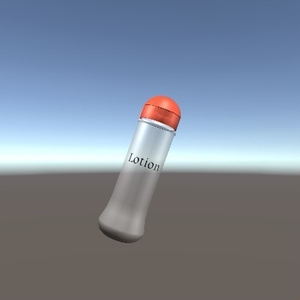 ローション【無料3Dモデル】（FBX）(Unity Package)