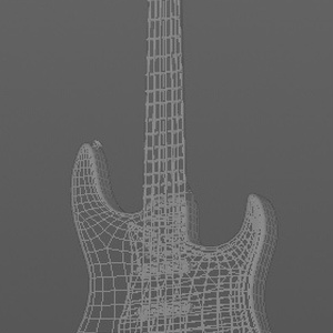 ギター【無料3Dモデル】（FBX）(Unity Package) 缩略图 7