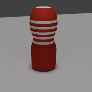 3Dモデル [可愛いボトル]