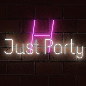 【無料】3Dモデル [Just H Partyネオンサイン] - 全2種類