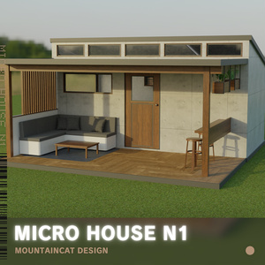 3Dモデル [Micro House N1]